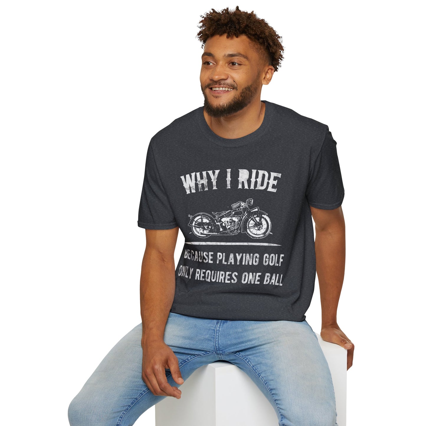 Why I ride Vintage Design Motorcycle T-Shirt