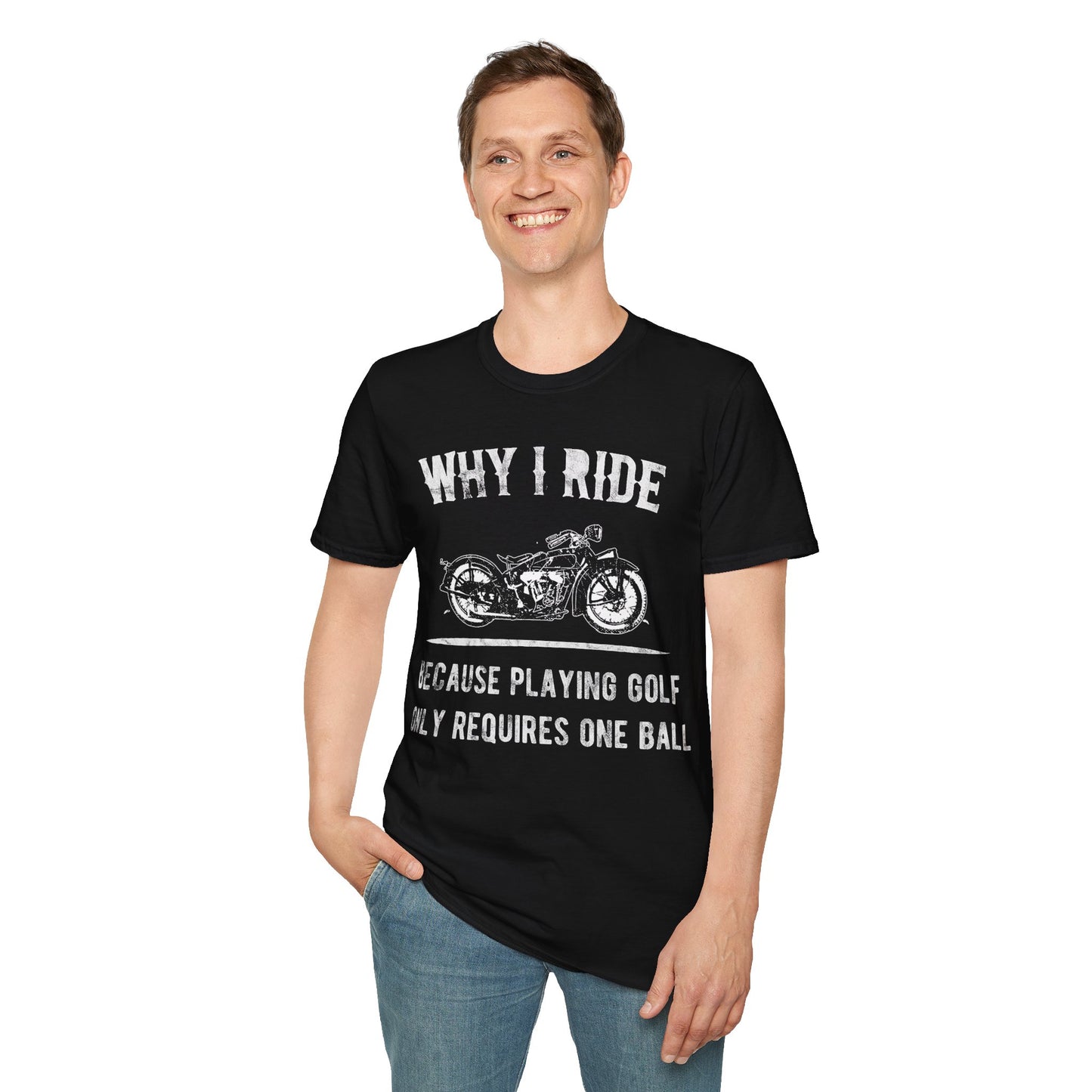 Why I ride Vintage Design Motorcycle T-Shirt