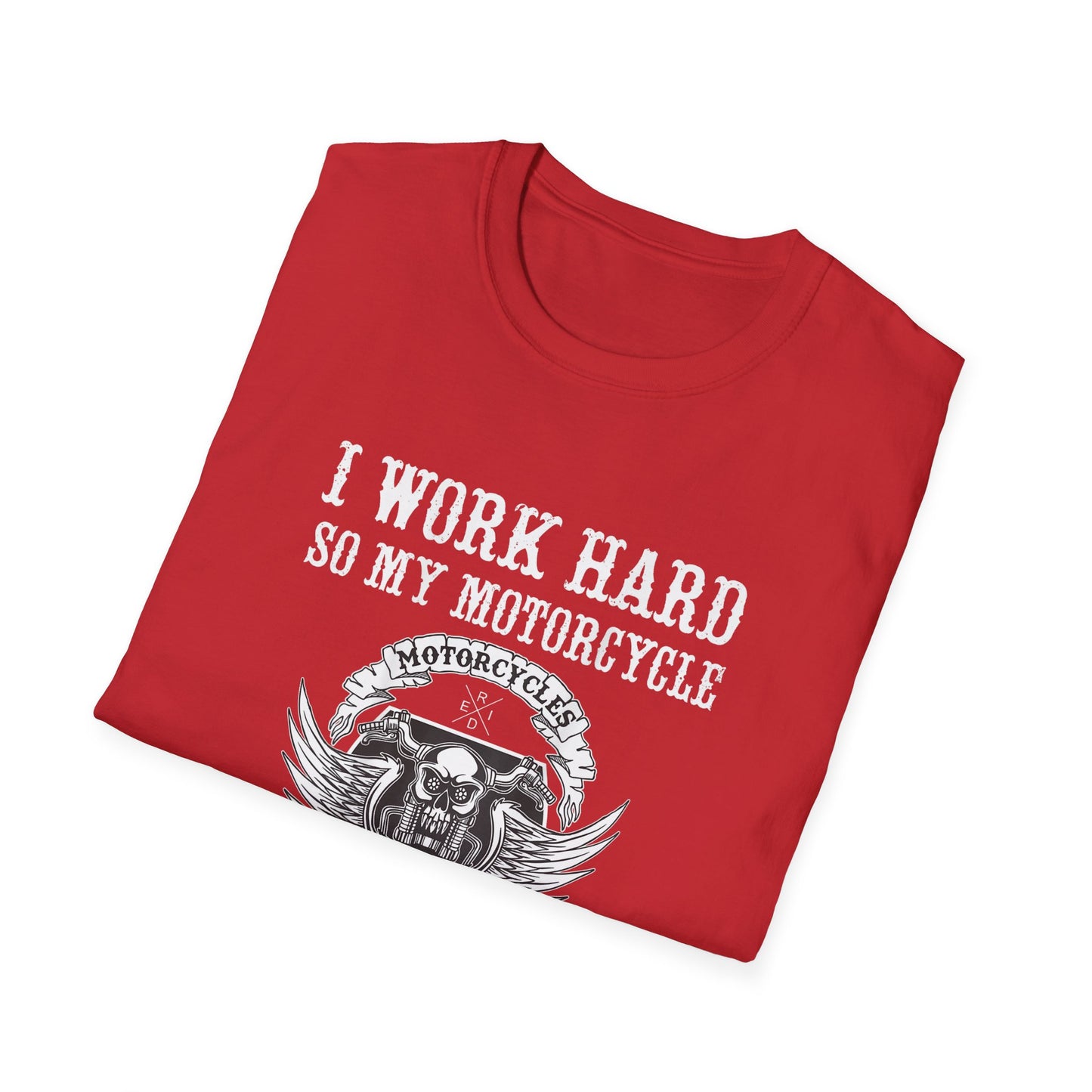 I work hard so my motorcycle can have a better life Vintage Design Motorcycle T-Shirt