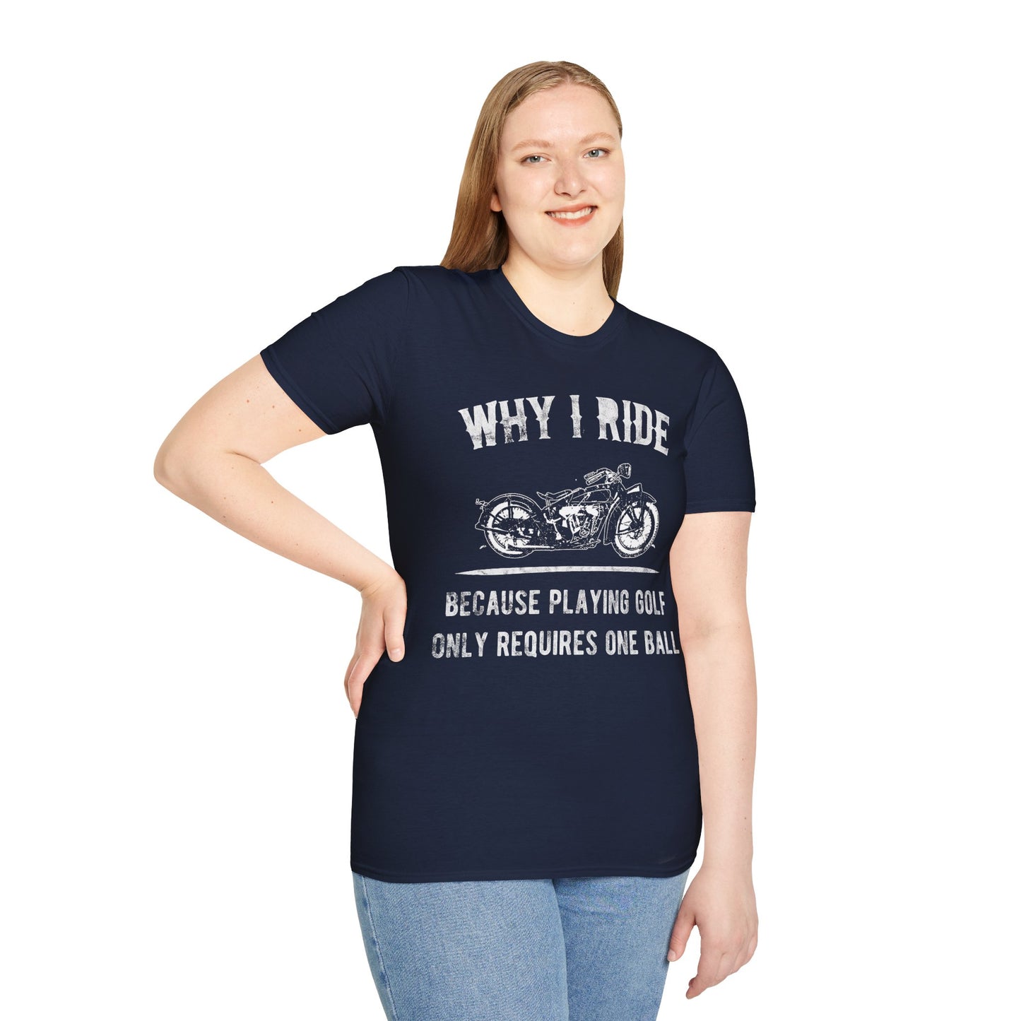 Why I ride Vintage Design Motorcycle T-Shirt