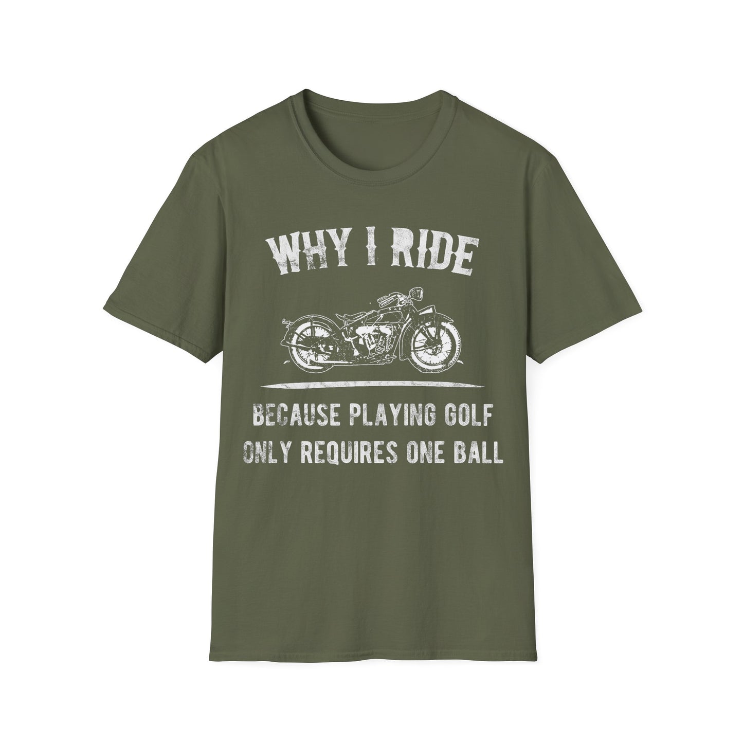 Why I ride Vintage Design Motorcycle T-Shirt