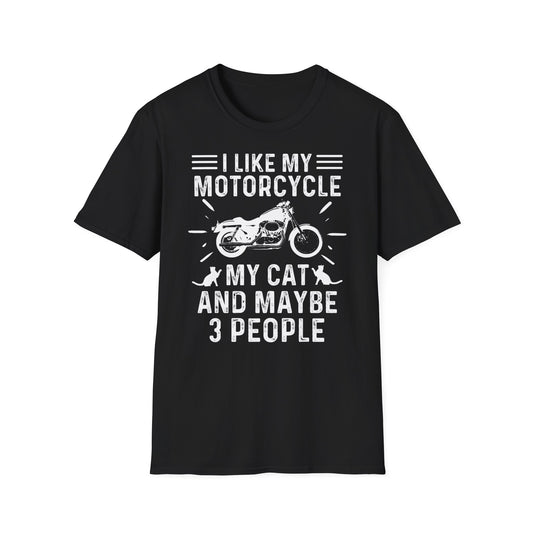 I Like My Motorcycle Vintage Design Motorcycle T-Shirt