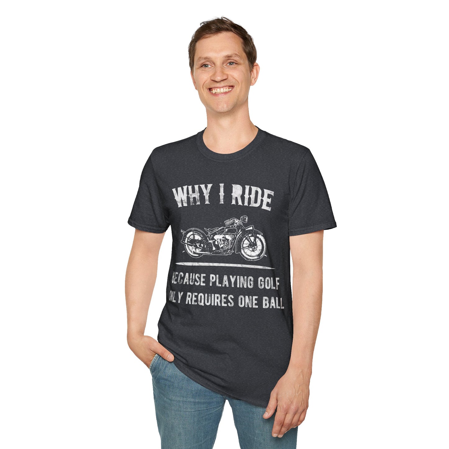 Why I ride Vintage Design Motorcycle T-Shirt