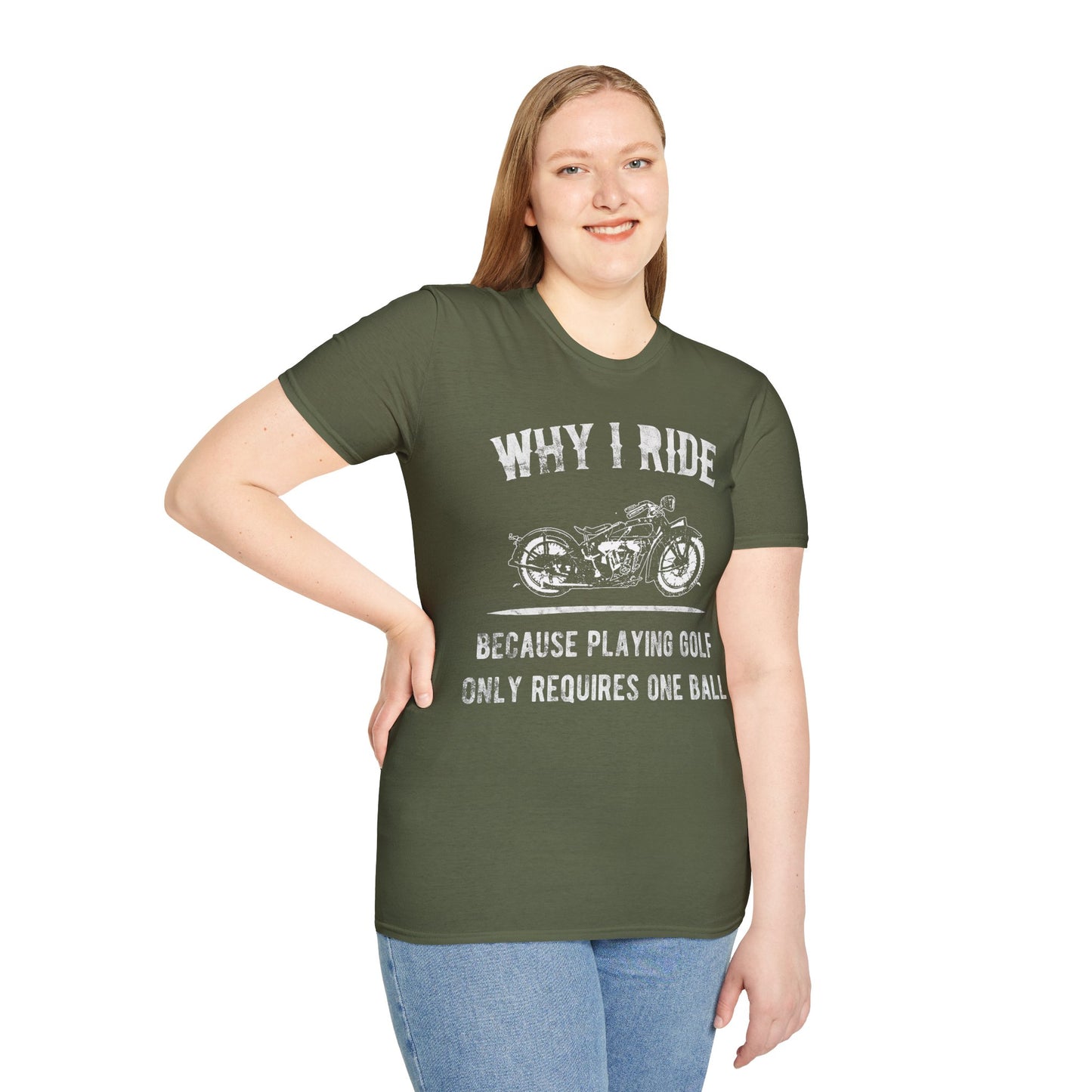 Why I ride Vintage Design Motorcycle T-Shirt