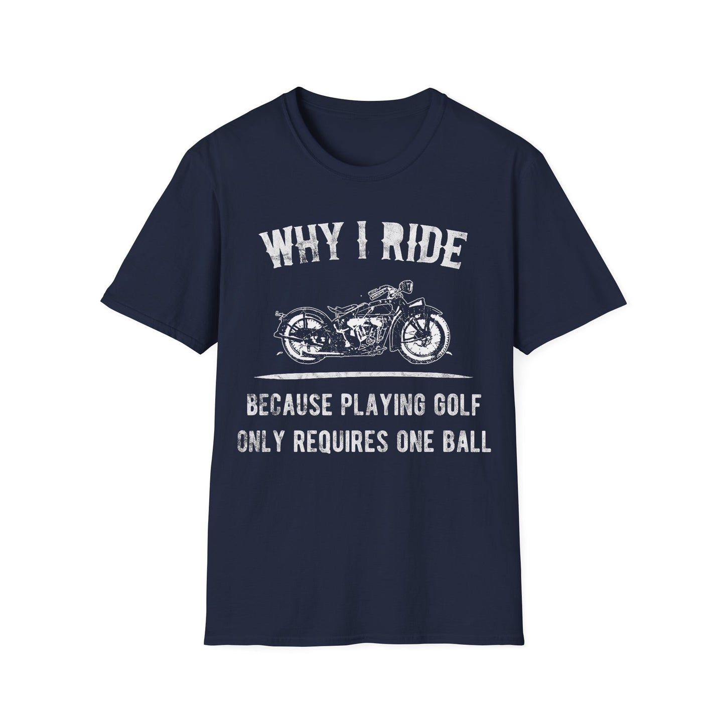 Why I ride Vintage Design Motorcycle T-Shirt