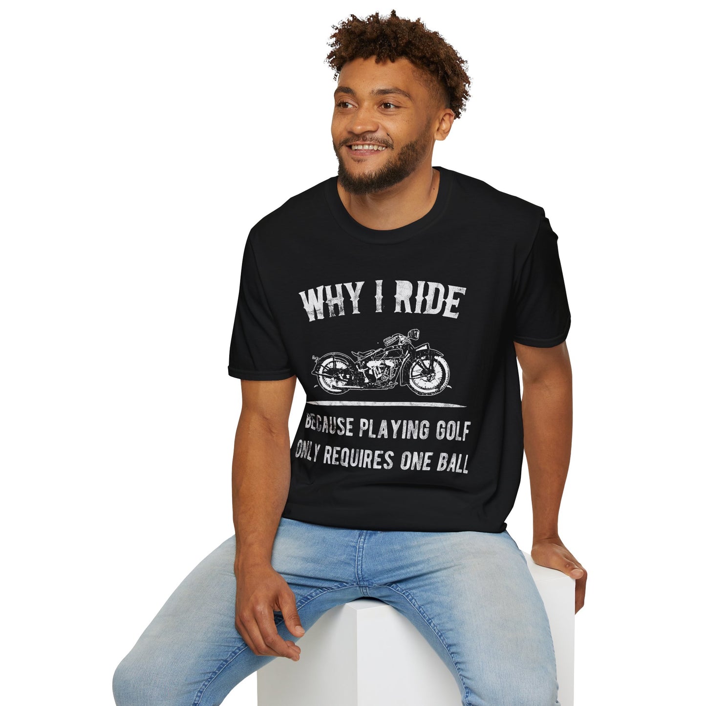 Why I ride Vintage Design Motorcycle T-Shirt